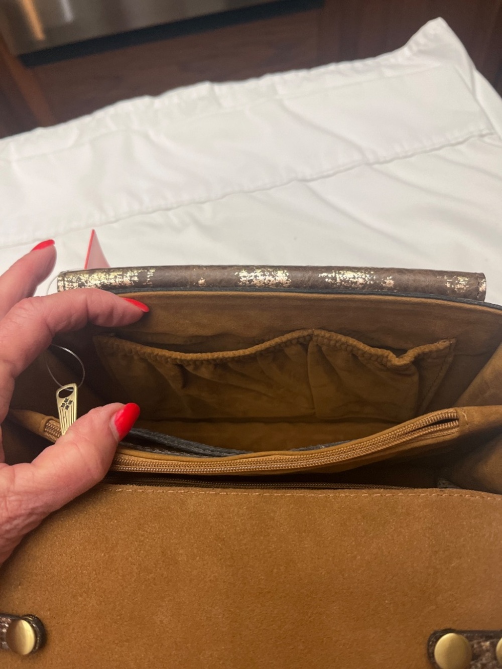NWT Patricia Nash Specialty Cassano Leather Bag. - Picture 11 of 15